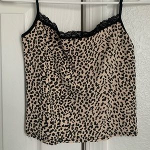 Brandy Melville cheetah top